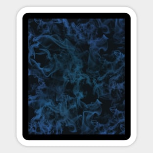 Blue Smoke // Bilcos Designs Sticker